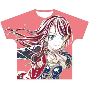 BanG Dream！ ガールズバンドパーティ！ 宇田川巴 Ani-Art フルグラフィックTシャツ vol.2 ユニセックス M