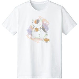夏目友人帳 ニャンコ先生 Ani-Art Tシャツ タイヤキ メンズ S