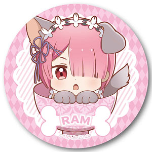 わんこめし缶バッジ Re：ゼロから始める異世界生活 ラム