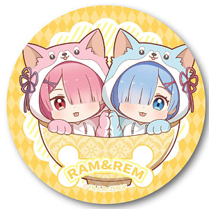 わんこめし缶バッジ Re：ゼロから始める異世界生活 ラム＆レム