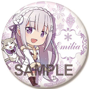 Re：ゼロから始める異世界生活 ビッグ缶バッジ エミリア 冬服コートver.