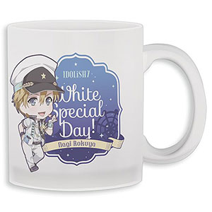 ねんどろいどぷらす アイドリッシュセブン グラスマグカップ 六弥ナギ White Special Day！ Ver.