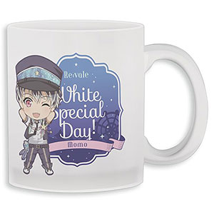 ねんどろいどぷらす アイドリッシュセブン グラスマグカップ 百 White Special Day！ Ver.