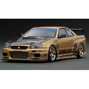 イグニッションモデル 1/43 TOP SECRET GT-R (BNR34) WEB限定モデル：1/18 TOP SECRET GT-R (BNR34) RB26改エンジン付