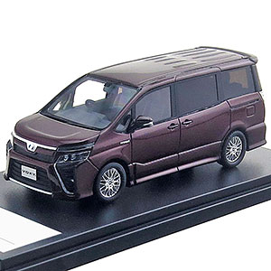 1/43 Toyota VOXY HYBRID ZS (2019) ブラック[ハイストーリー]《在庫切れ》