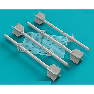 1/48 R-3R アトール セミアクティブ・レーダー・ ホーミング空対空ミサイル (4個入り)