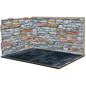 ジオラマルームMセット008「洋室-A08」(シール貼付け済)