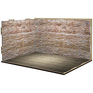 ジオラマルームMセット009「洋室-A09」(シール貼付け済)