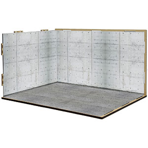 ジオラマルームMセット012「倉庫-A01」(シール貼付け済)