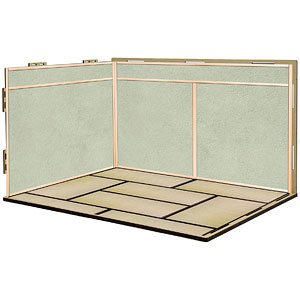 ジオラマルームMセット014「和室-A01」(シール貼付け済)