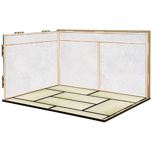 ジオラマルームMセット015「和室-A02」(シール貼付け済)