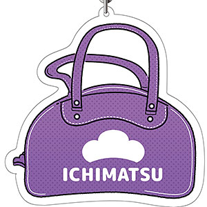 えいがのおそ松さん 両面アクリルキーホルダー 一松 秋の旅行編