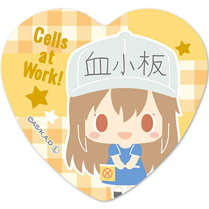 ハート缶バッジ はたらく細胞-Design produced by Sanrio