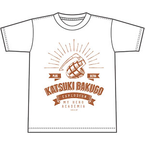 僕のヒーローアカデミア ヴィンテージシリーズ Tシャツ 爆豪勝己 L