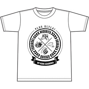 僕のヒーローアカデミア ヴィンテージシリーズ Tシャツ 緑谷・爆豪・麗日・轟 L