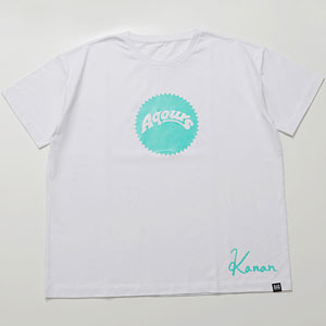 ラブライブ！サンシャイン！！ Aqours Sunshine Logo TEE KANAN GRN Unisex XL