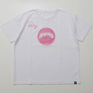 ラブライブ！サンシャイン！！ Aqours Sunshine Logo TEE RUBY PNK Unisex L