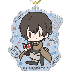 文豪ストレイドッグス アクリルキーホルダー 太宰治 レトロちびキャラ