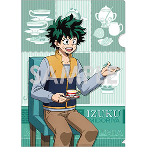 僕のヒーローアカデミア クリアファイル～お茶会～ A.緑谷出久