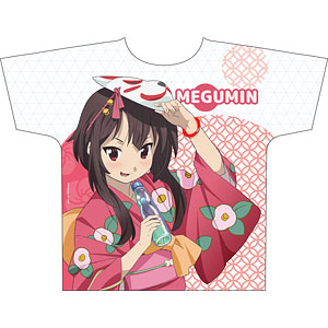 映画 この素晴らしい世界に祝福を！ 紅伝説 フルグラフィックTシャツ めぐみん 浴衣ver.