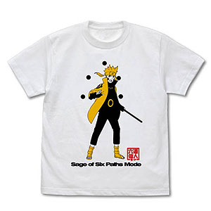NARUTO-ナルト- 疾風伝 六道仙人モード ナルト Tシャツ/WHITE-XL