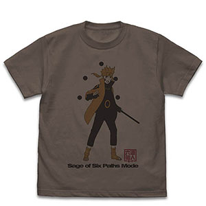 NARUTO-ナルト- 疾風伝 六道仙人モード ナルト Tシャツ/CHARCOAL-XL