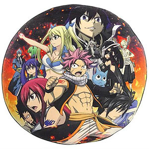 フェアリーテイル ラウンドクッション ロゴ BL（再販）[KThingS]《在庫