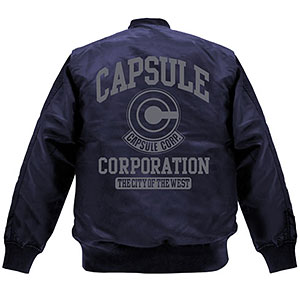 ドラゴンボールZ カプセルコーポレーション MA-1ジャケット/NAVY-XL