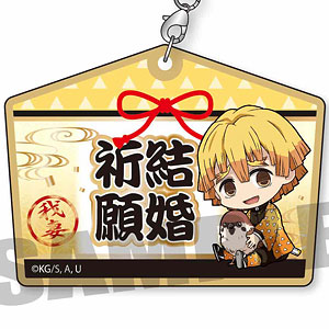 木札ストラップ 第三弾 鬼滅の刃 我妻善逸(結婚祈願)