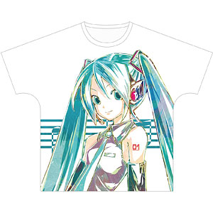 ピアプロキャラクターズ 初音ミク Ani-Art フルグラフィックTシャツ ユニセックス XL