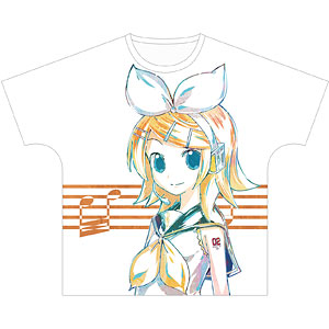 ピアプロキャラクターズ 鏡音リン Ani-Art フルグラフィックTシャツ ユニセックス XL
