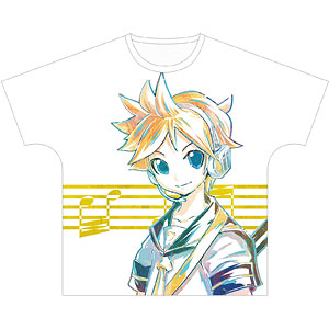 ピアプロキャラクターズ 鏡音レン Ani-Art フルグラフィックTシャツ ユニセックス S