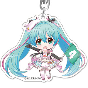 初音ミク GTプロジェクト レーシングミク 2019Ver. ねんどろいどぷらす アクリルキーホルダー 1