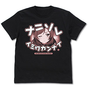 ラブライブ！ 西木野真姫 エモーショナルTシャツ/BLACK-XL