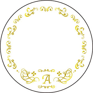 65mm缶デコカバー41/イニシャルA