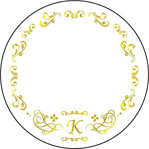 65mm缶デコカバー51/イニシャルK