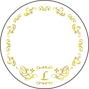 65mm缶デコカバー52/イニシャルL