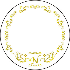 65mm缶デコカバー54/イニシャルN