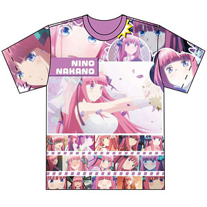 五等分の花嫁 フルグラフィックTシャツ Lサイズ 中野二乃