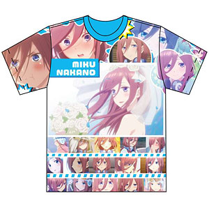 五等分の花嫁 フルグラフィックTシャツ Lサイズ 中野三玖