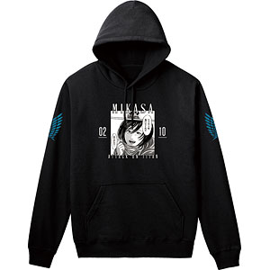 進撃の巨人 ミカサ シーンパーカー レディース L