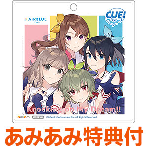 【あみあみ限定特典】CD AiRBLUE Flower / CUE！ Team Single 01「Knocking on My Dream！！」