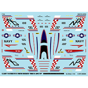 アシタのデカール 1/144 アメリカ海軍 F-14A トムキャット VF-211 ファイティングチェックメイツ「TOMCAT IN JAPAN 1977」