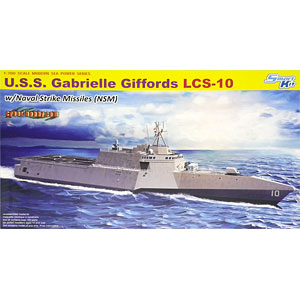 1/700 アメリカ海軍 沿海域戦闘艦 ガブリエル・ギフォーズ LCS-10 対艦巡航ミサイルNSM付き プラモデル