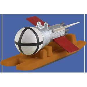 1/72 SB 800RS「クルト」 800kg 反跳爆弾1型 w/運搬ソリ