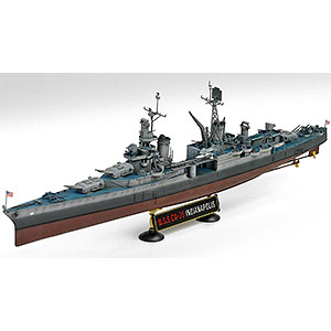 1/350 アメリカ海軍 重巡洋艦 CA-35 インディアナポリス プラモデル