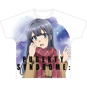 青春ブタ野郎はバニーガール先輩の夢を見ない 描き下ろしイラスト 牧之原翔子 冬服ver. フルグラフィックTシャツ L