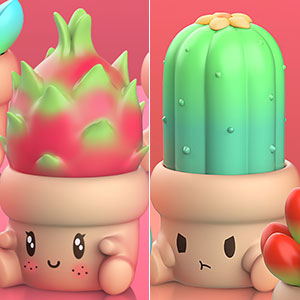 IATOYS PENPOT 多肉植物シリーズ 8個入りBOX