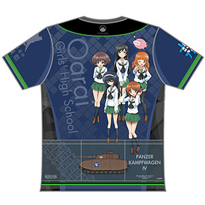 ガールズ＆パンツァー 最終章 ツーリングTシャツ 大洗女子学園Ver. (XL)