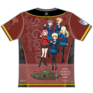 ガールズ＆パンツァー 最終章 ツーリングTシャツ 聖グロリアーナ女学院Ver. (S)